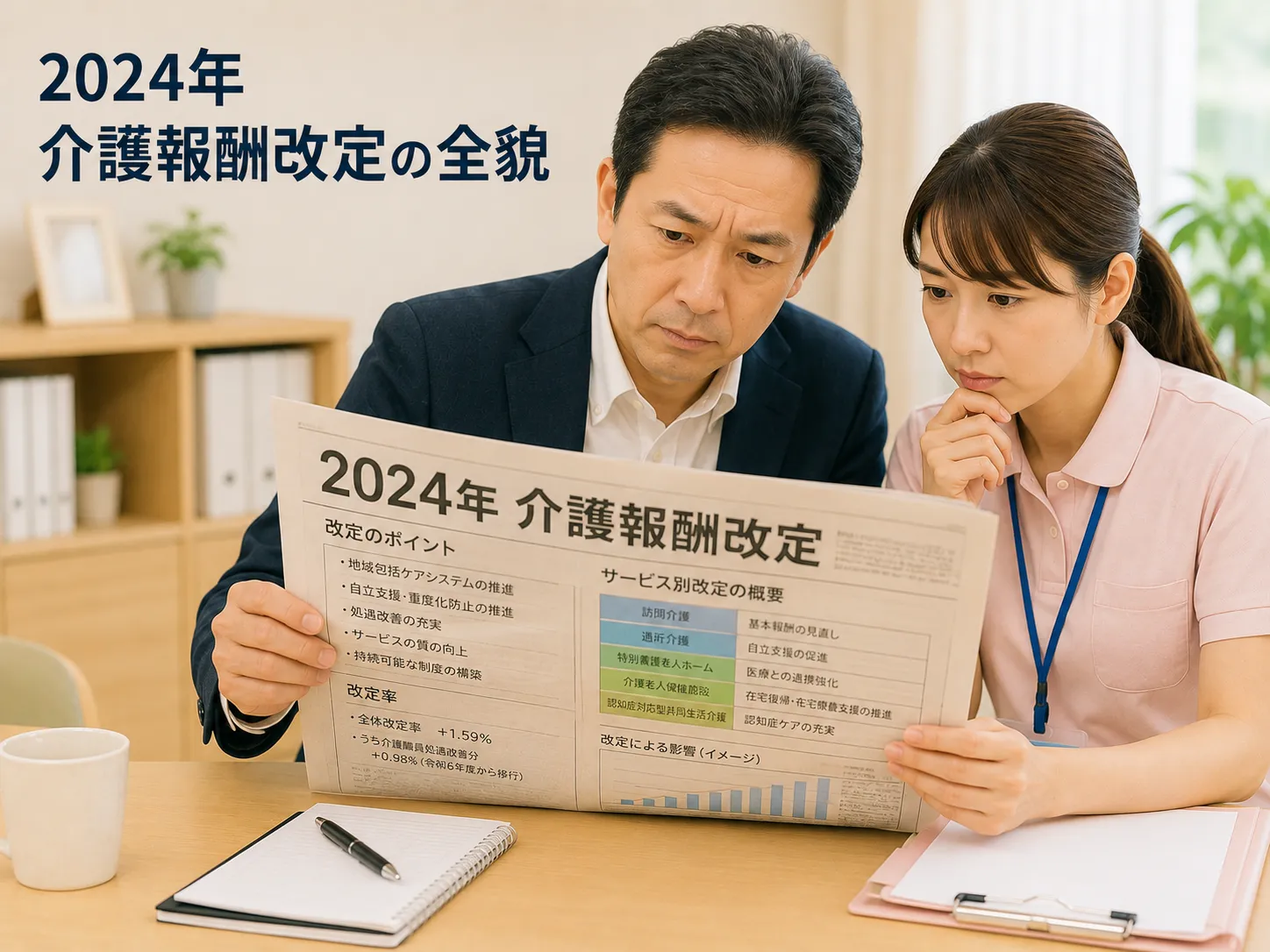 2024年介護報酬改定の全貌：介護現場への影響と展望について
