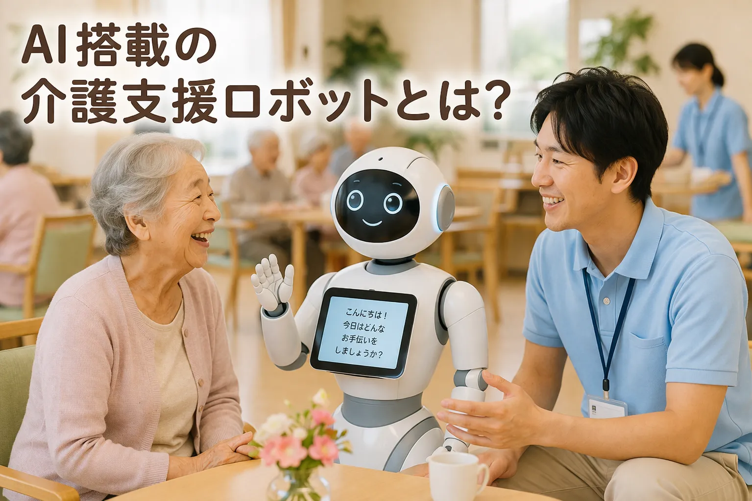 介護の現場で活躍するAI搭載の介護支援ロボットとは？活用事例もご紹介