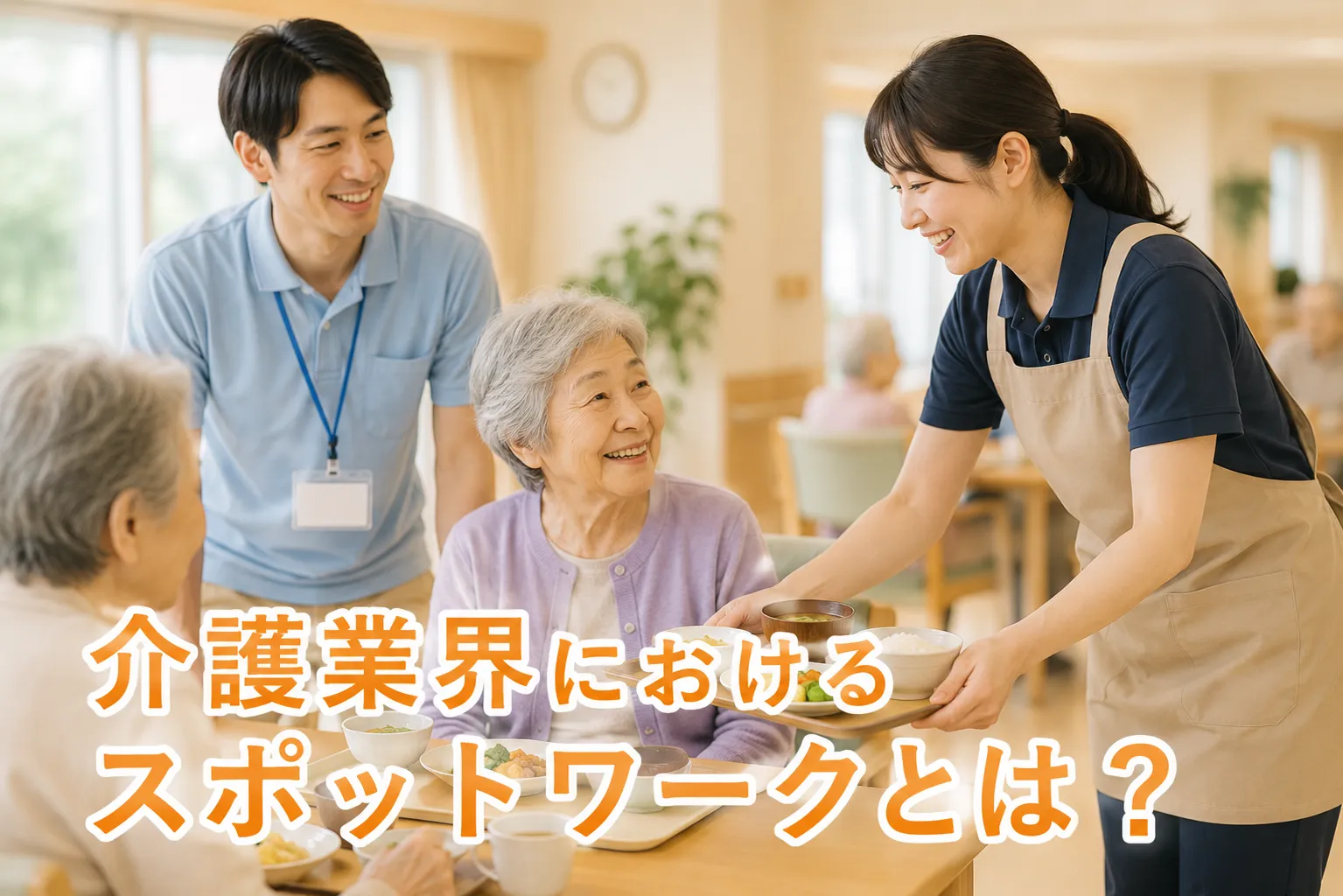介護業界におけるスポットワークとは？現場での活用方法をご紹介