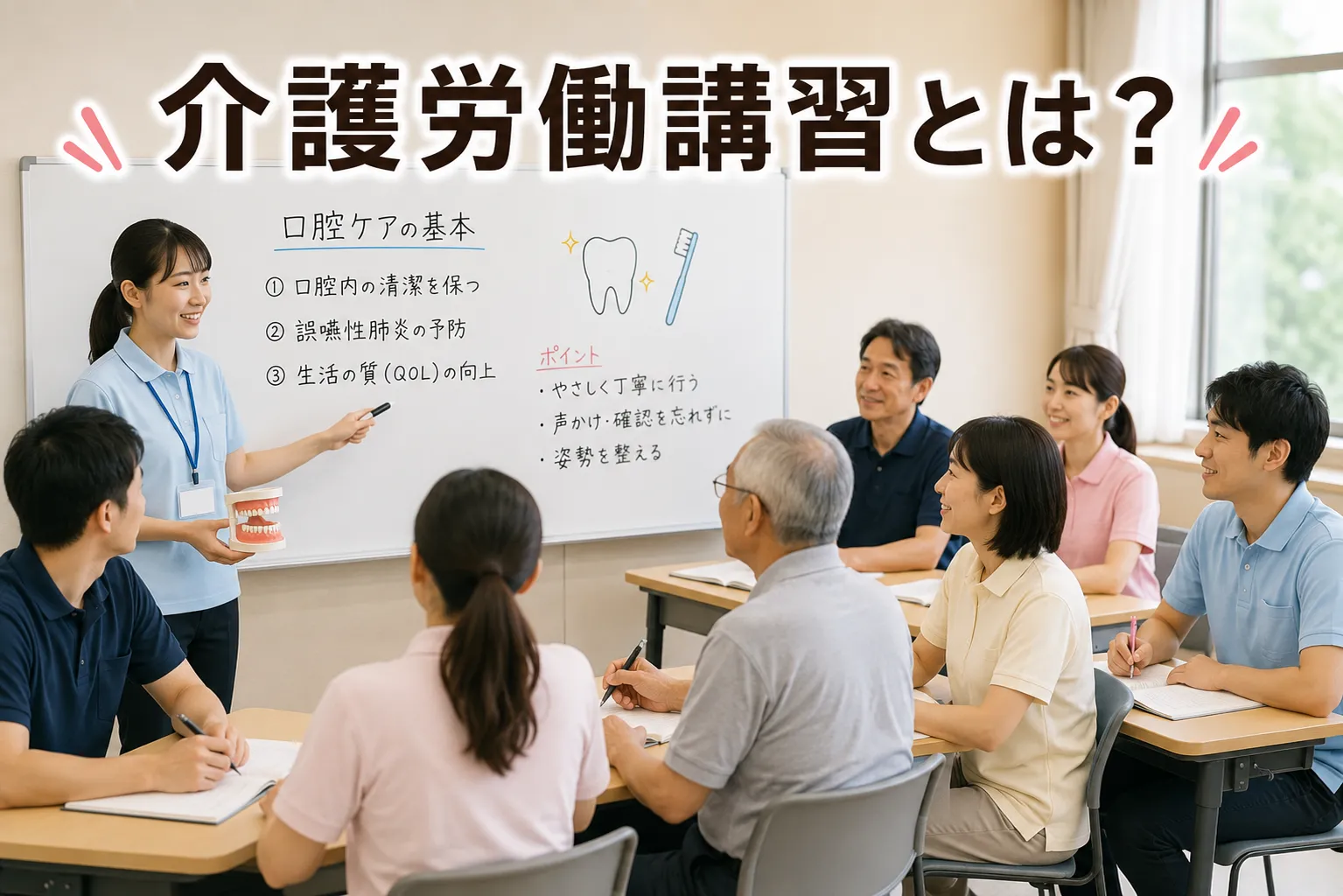 介護労働講習とは?カリキュラムから取得できる資格まで詳しく解説