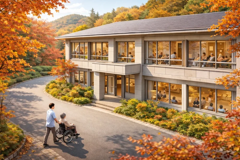 ホスピス型有料老人ホームの外観