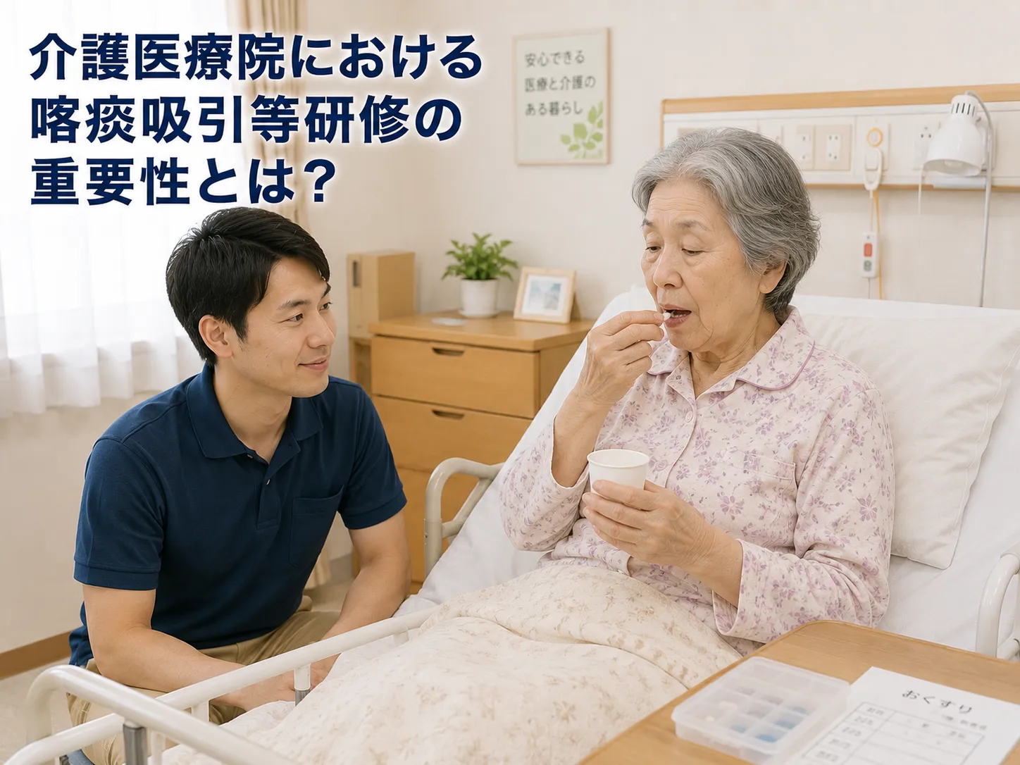 介護医療院における喀痰吸引等研修の重要性とは