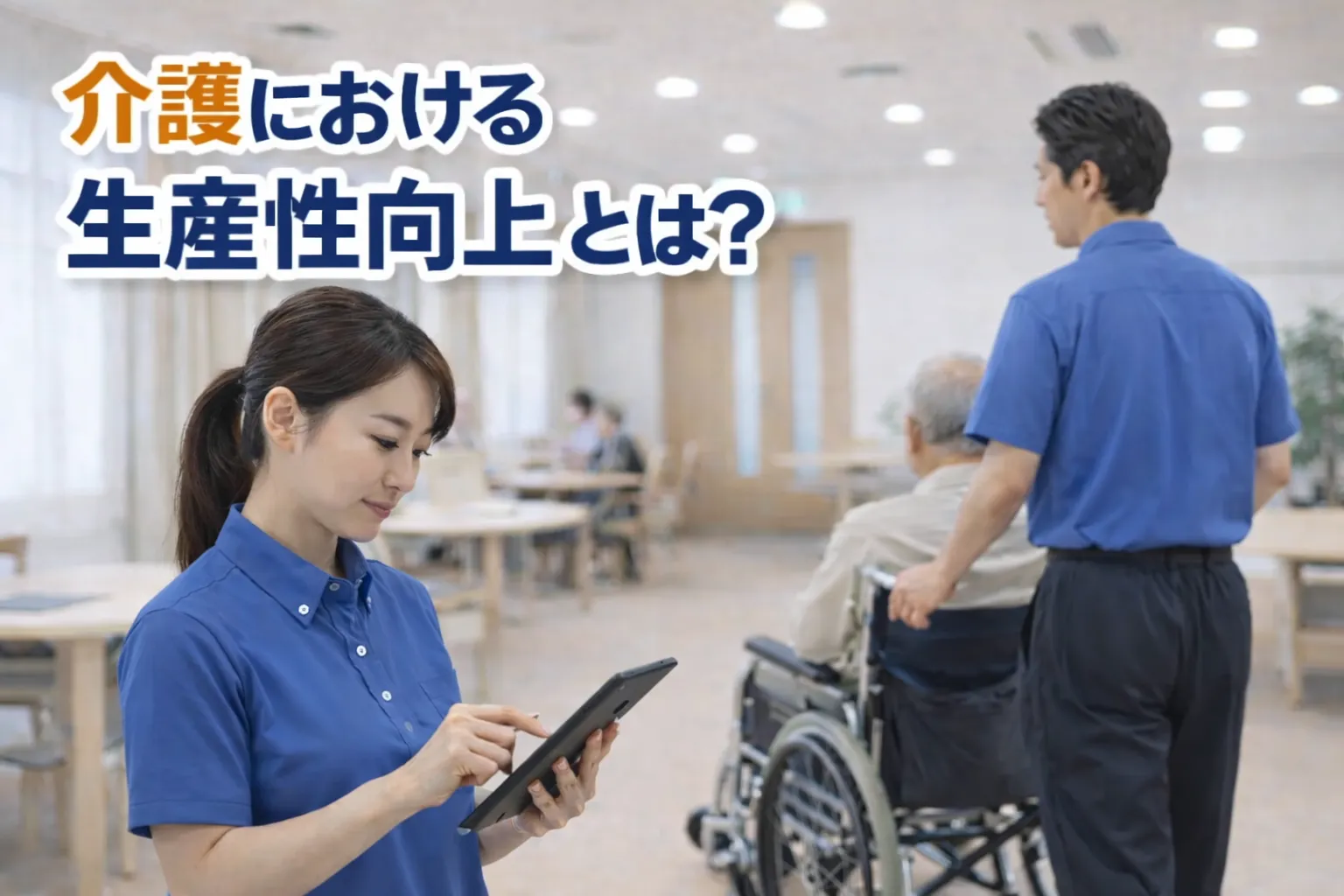介護における生産性向上とは？目的から事例まで詳しく解説