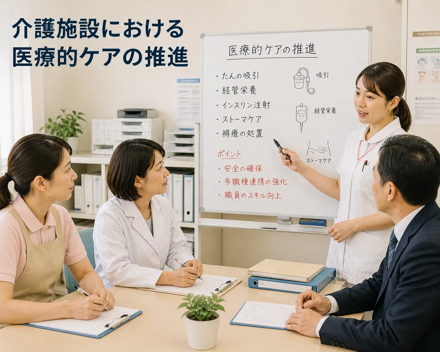 介護施設における医療的ケアの推進
