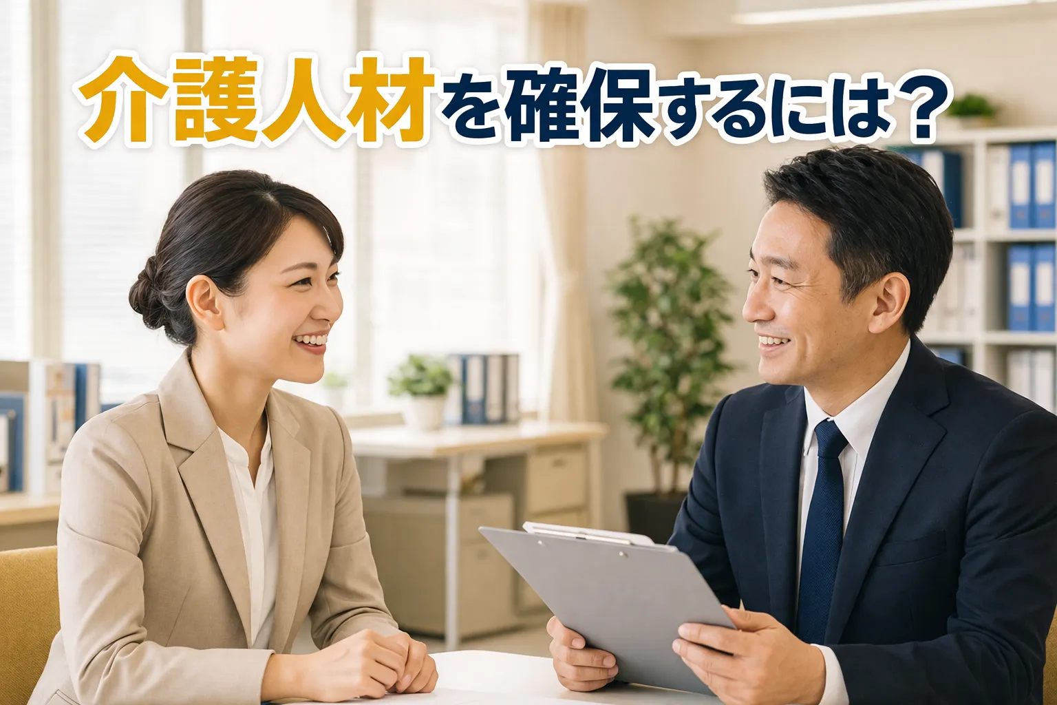 介護人材を確保するには?必要数から対策まで詳しく解説