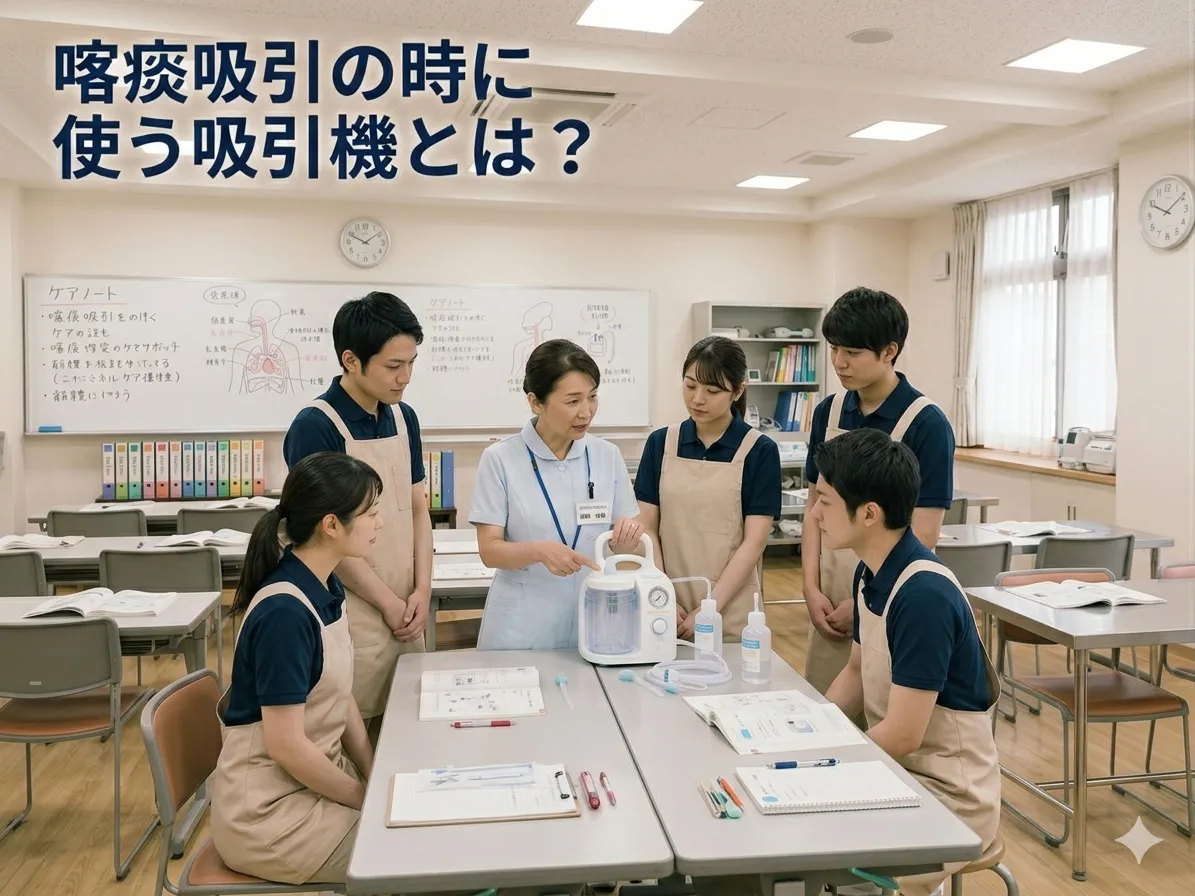 喀痰吸引の時に使う吸引機とは？吸引の手順も解説