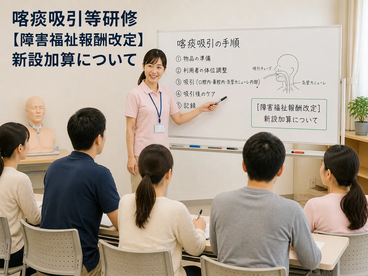 喀痰吸引等研修　【障害福祉報酬改定】新設加算について