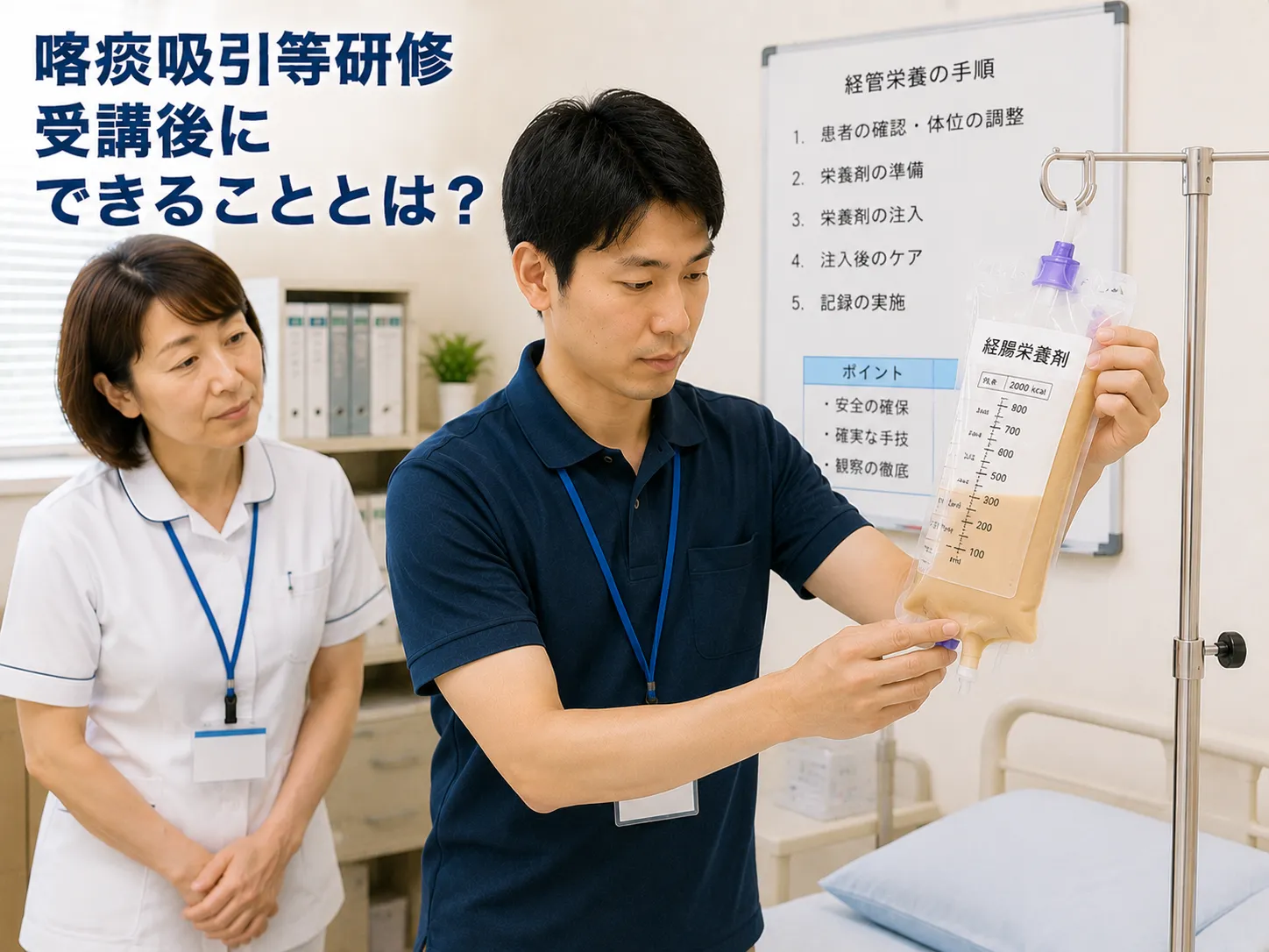喀痰吸引等研修受講後にできることとは？
