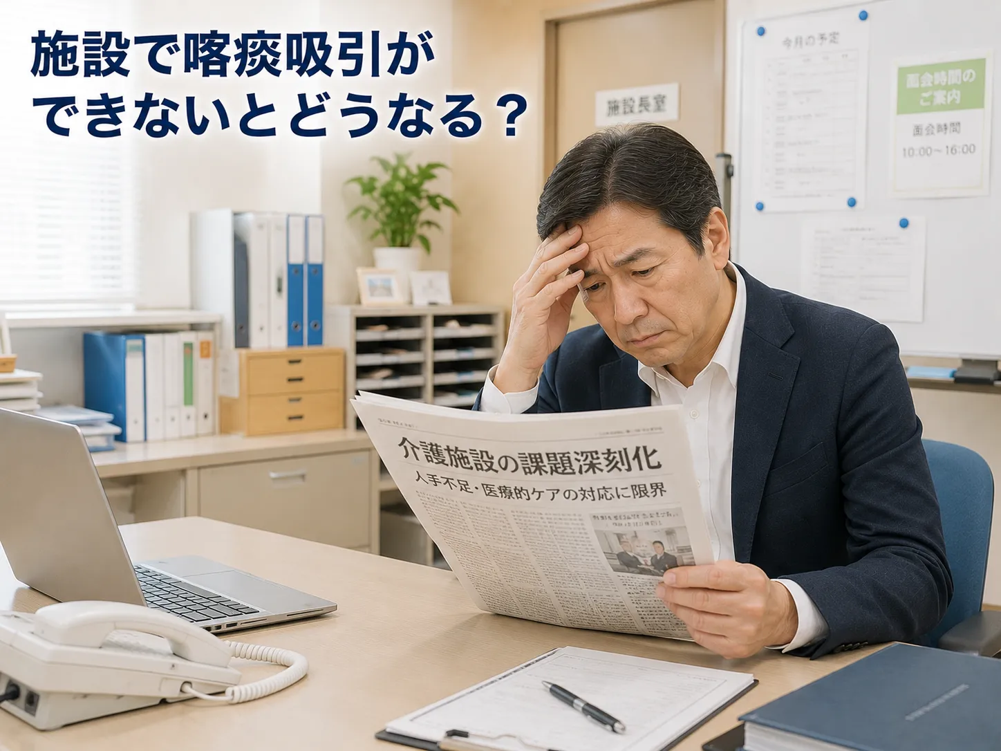 施設で喀痰吸引ができないとどうなる？喀痰吸引等研修の重要性を解説
