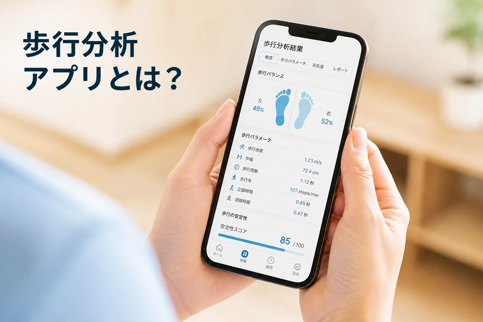 歩行分析アプリとは？導入の現状から種類まで詳しく解説